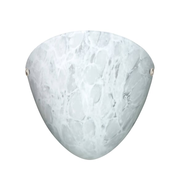 Besa Lighting Kailee Wall Sconce, Carrera, Polished Nickel Cap Finish, 1x8W LED 701719-LED-PN - main